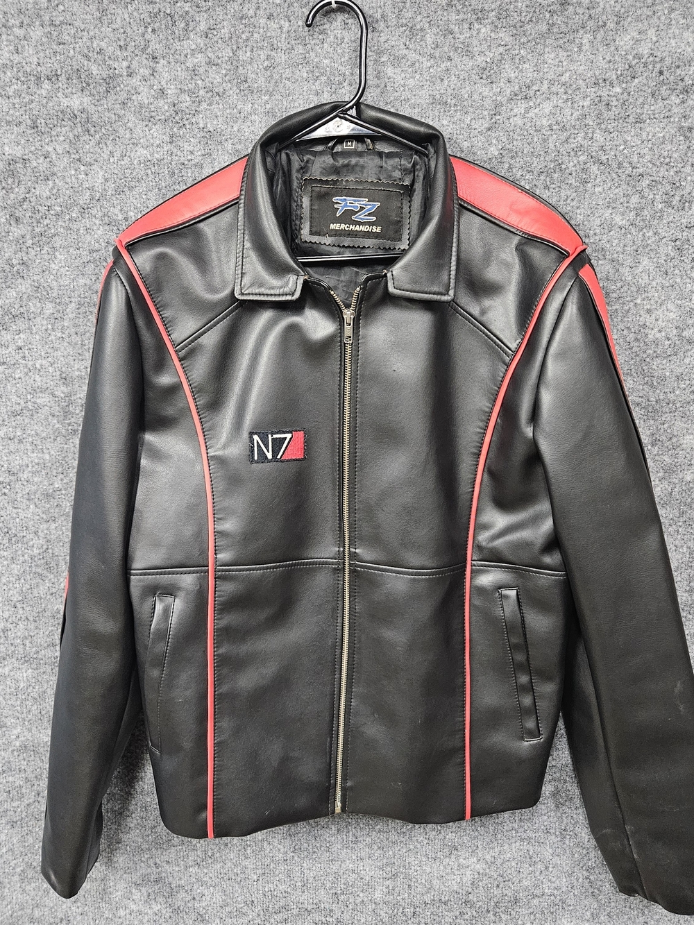 Flash And Hide F&H mens Mass Commander Leather Jacket